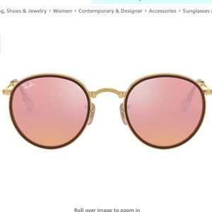 Ray Ban Pink Round Sunglasses